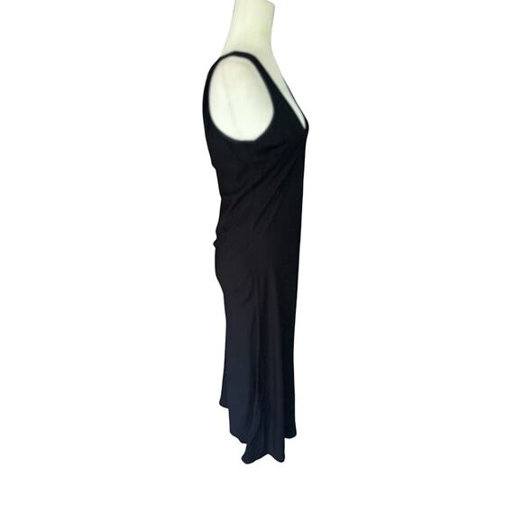 Vintage April Cornell Maxi Dress Small Minimalist Black Whimsygoth Witchy Goth - Picture 5 of 11
